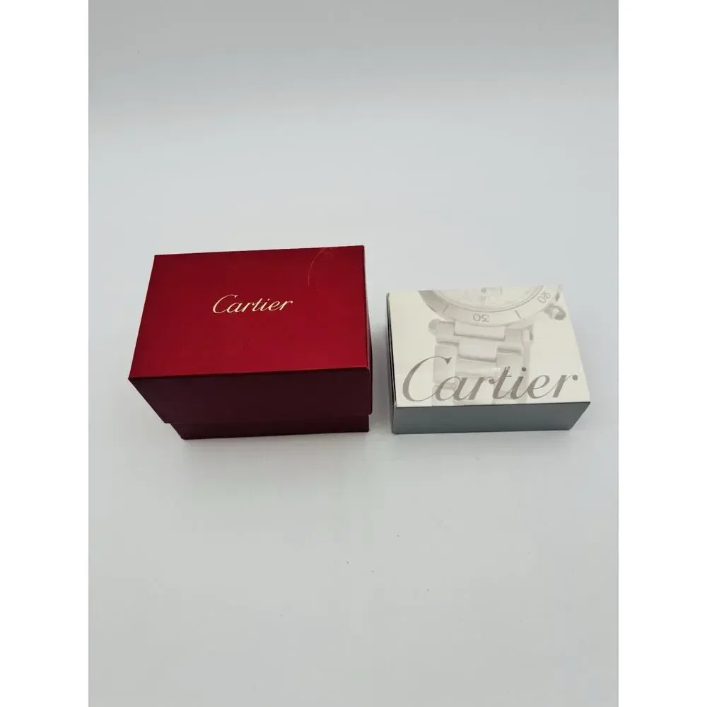 Branded Cartiér Red Empty Jewelry Box Set with Certificate & Outer Box VG Cond
